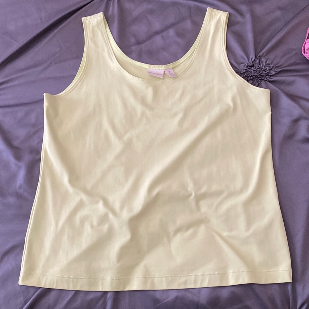 Chico’s Cream Tank Top - Like new condition - 92% Nylon - 8% Spandex